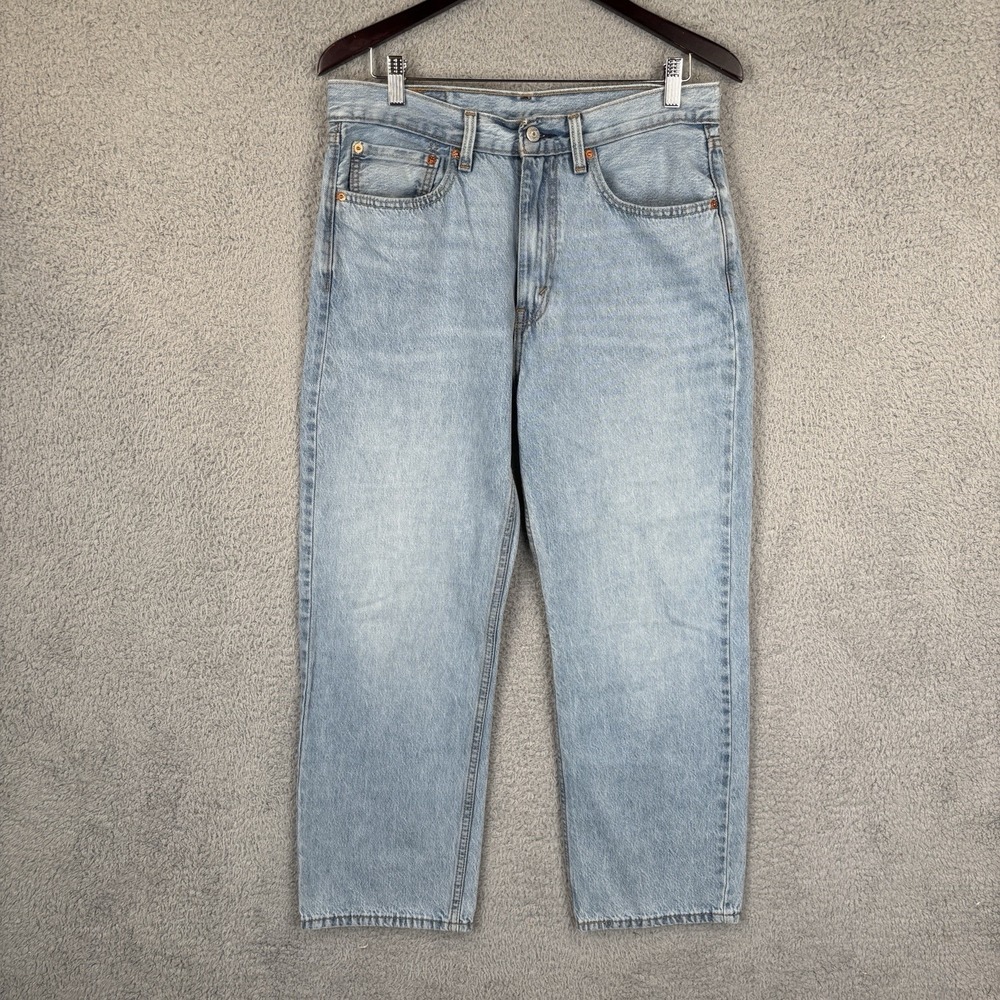 Levis‎ 565 Jeans Mens 32x30 (Fits 32x28) Loose Straight Baggy Light Wash Y2K